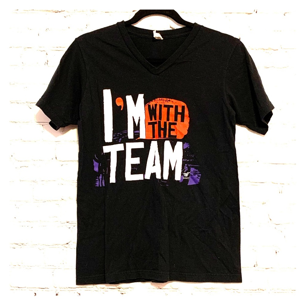 🇺🇸 Varsity Brand Team Cheer V Neck Tee Shirt